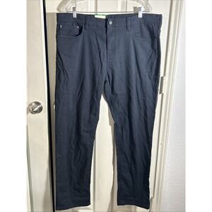 NWT English Laundry Men's 365 Tru Temp Pant Stretch Straight Fit Navy Blue 38x32